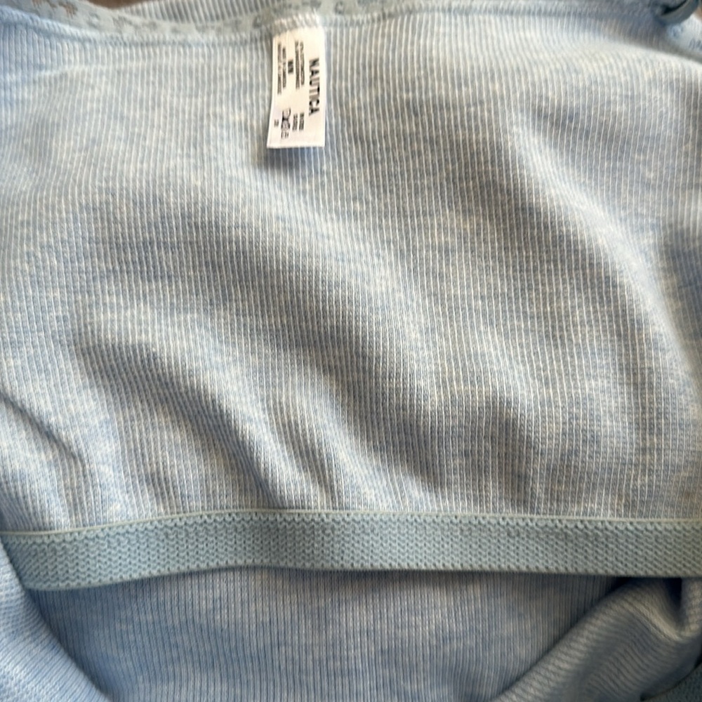 Nautical adjustable strap blue tank, new without tags, size M built in bra - Picture 10 of 10